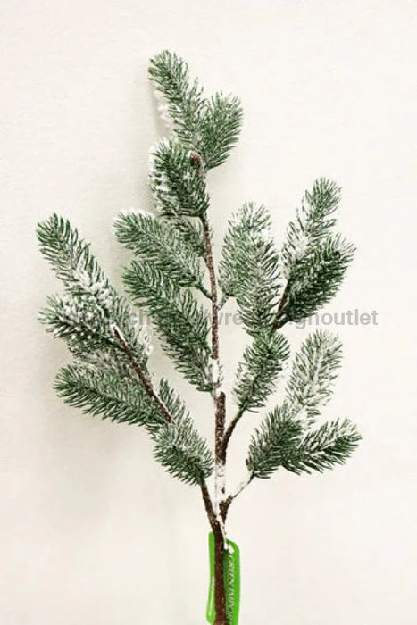 Pine Spray W/Snow 28In Xm12141Grsn Greenery